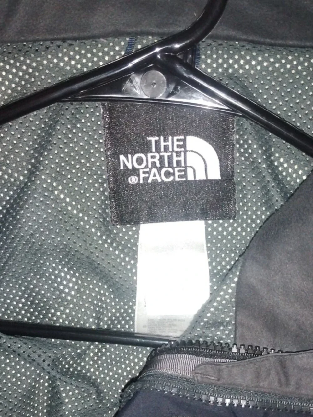The North Face Men’s Gray and Black Raincoat